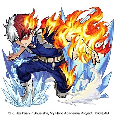 水属性 ★6 半冷半燃 轟焦凍（獣神化後）