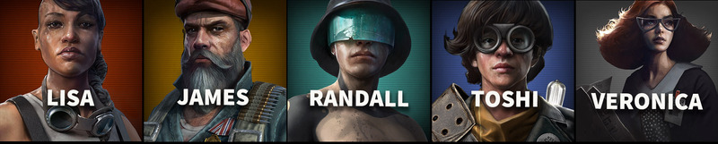 各キャラクターのアバター