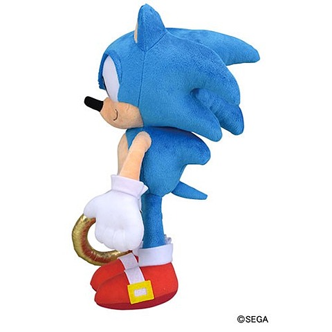かばんにも付けられる「クラシックソニック」のぬいぐるみが発売決定