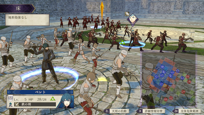 ズームインで、各ユニットに配備した騎士団まで見えるようになり、ユニットが密集するだけで部隊を率いている感がスゴイ！