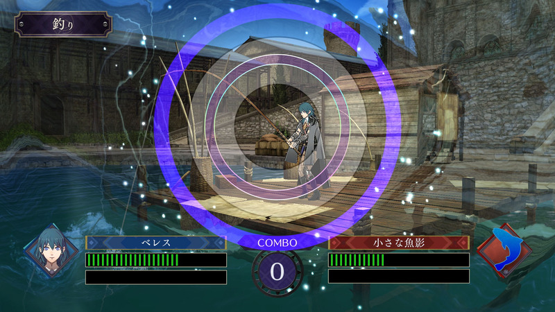 本作では釣りを楽しむこともできるが、釣った魚は食堂で料理の材料になるなど、ミニゲームにもまるで無駄がない。というか、単純に釣り楽しいわ……