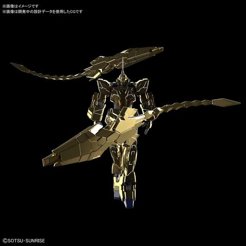 ゴールドコーティングが美しい「ユニコーンガンダム3号機
