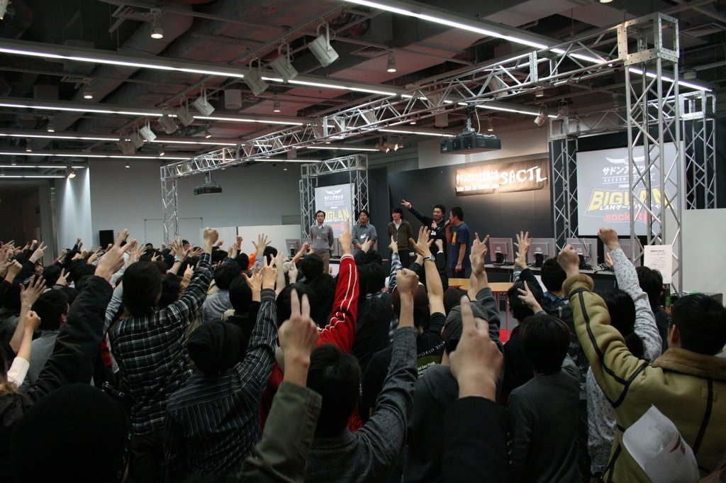 2005年から2007年にかけて6回開催されたBIGLAN。徐々に規模が大きくなっていった