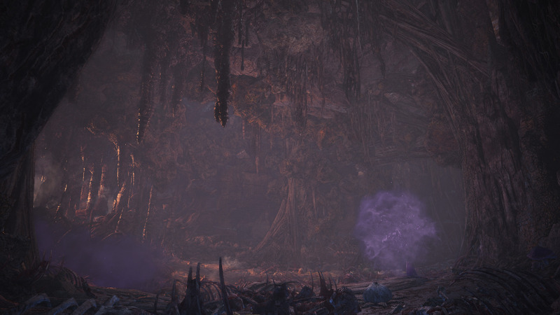 渡りの凍て地の洞窟エリア