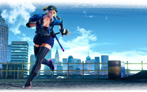 【必殺技：ファイアクラッカー】前方に炎の玉を発生させる必殺技。キックボタンの追加入力で炎を撃ち出すフリッパーシュートに派生が可能で、押す強度によって蹴り出しの角度が変更できる。