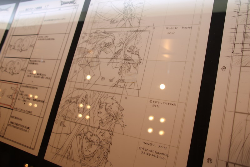 今にも動き出しそうな迫真の原画