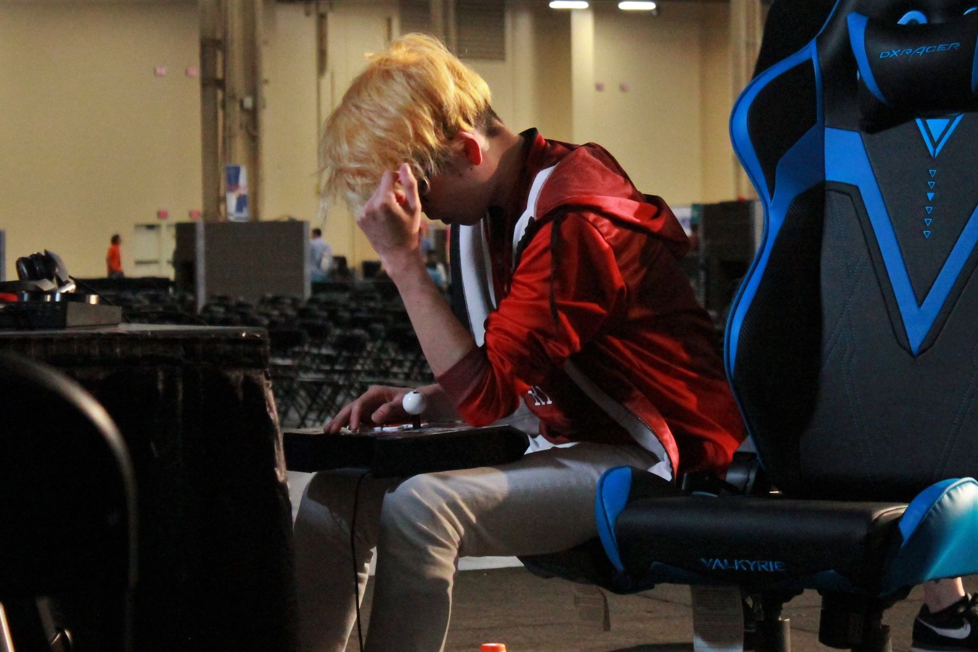 試合後のTrashbox選手