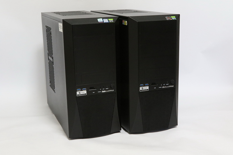 GALLERIA AXF（右）とGALLERIA XF（左）