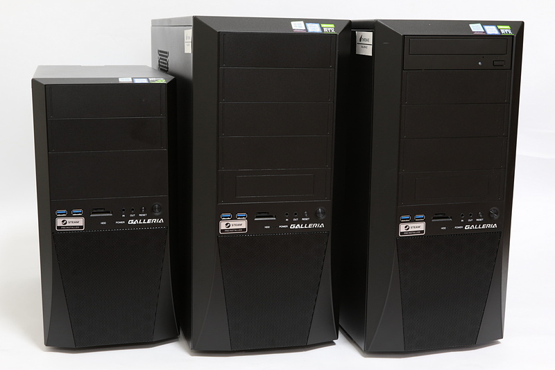 こちらは同じくCore iシリーズを搭載したサードウェーブの「GALLERIA」シリーズ