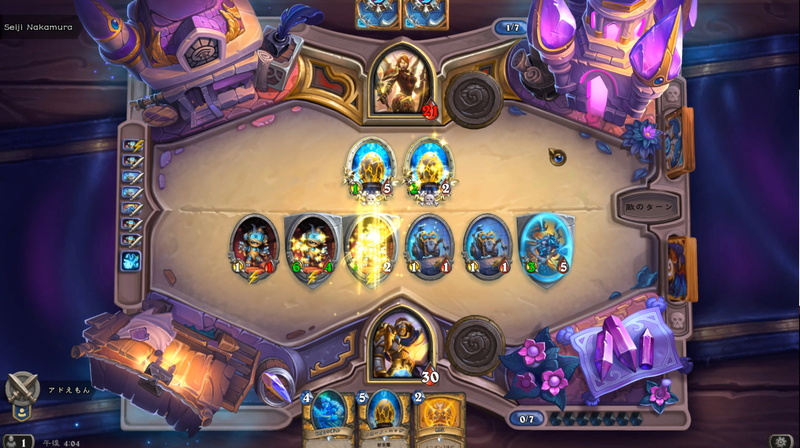 しかしデッキを「クエスト」に寄せる事でその真価が発揮される。新たに得られるヒーローパワーで「蘇り」持ちミニオンを量産し盤面制圧を可能とするのだ