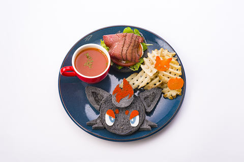 ピカチュウ　忍者　カフェ　ハロウィン ポケモンカフェ、ピカチュウのハロウィン新メニュー登場