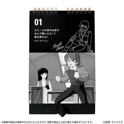 これが若さか？ 「機動戦士Zガンダム 日めくり万年カレンダー カミーユ