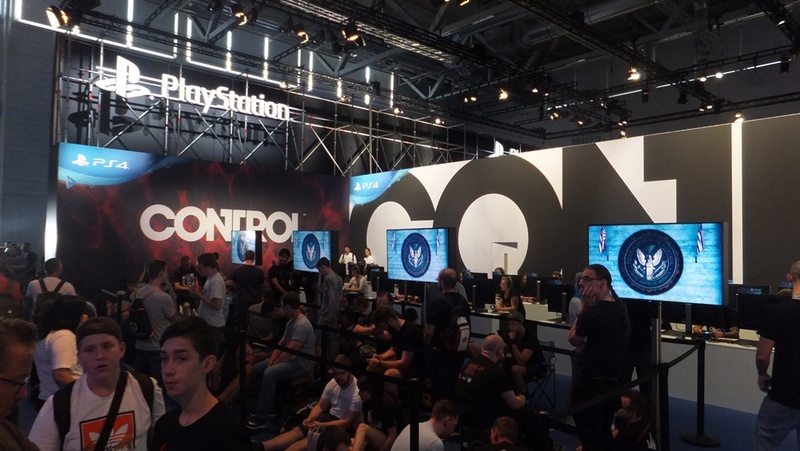 PlayStationブースでの「CONTROL」の様子