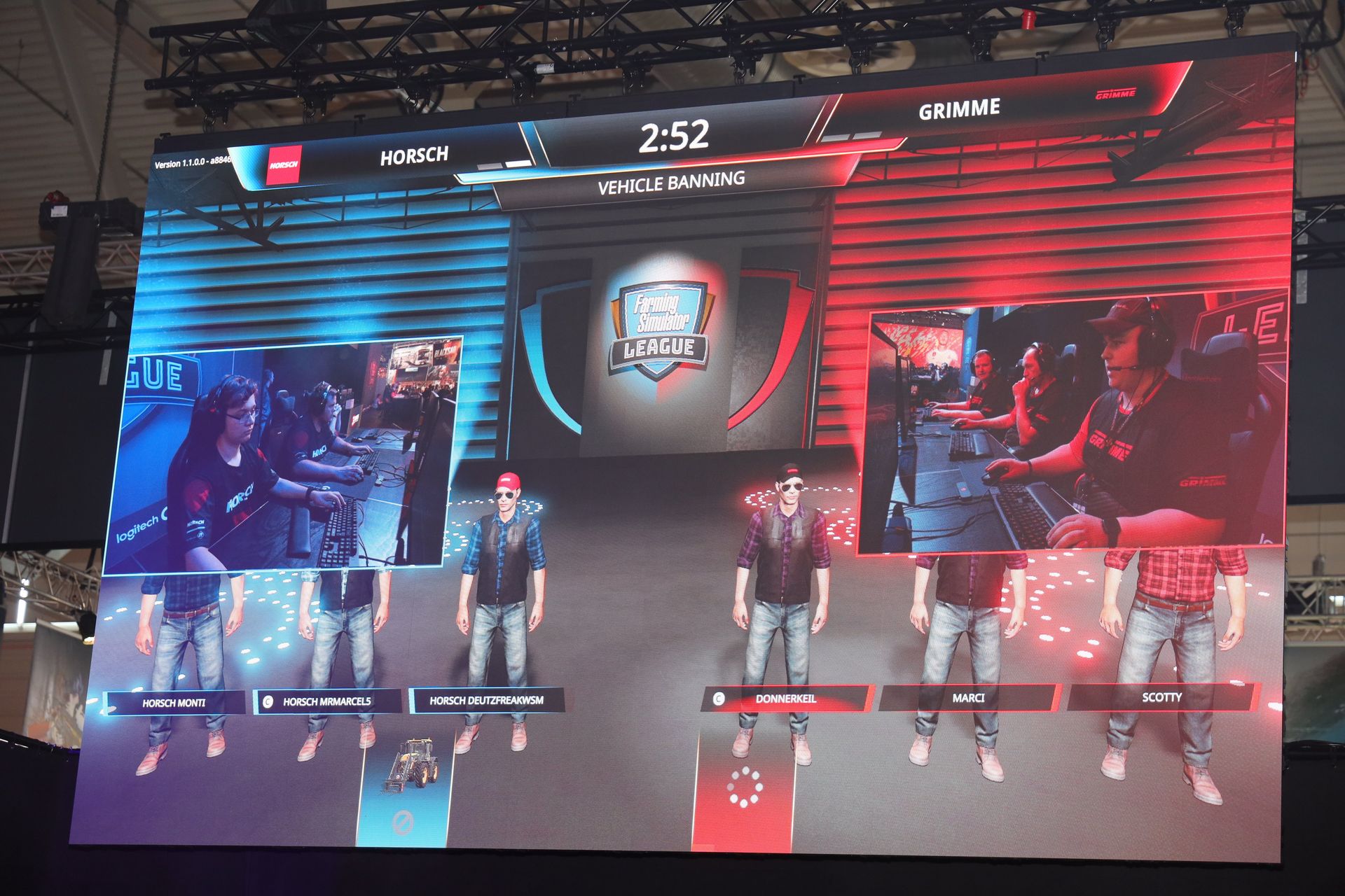 まずは農業機械のバンを行ない、相手の有利な戦術を潰していく