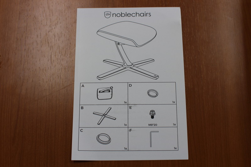 説明書は紙1枚、非常にわかりやすい