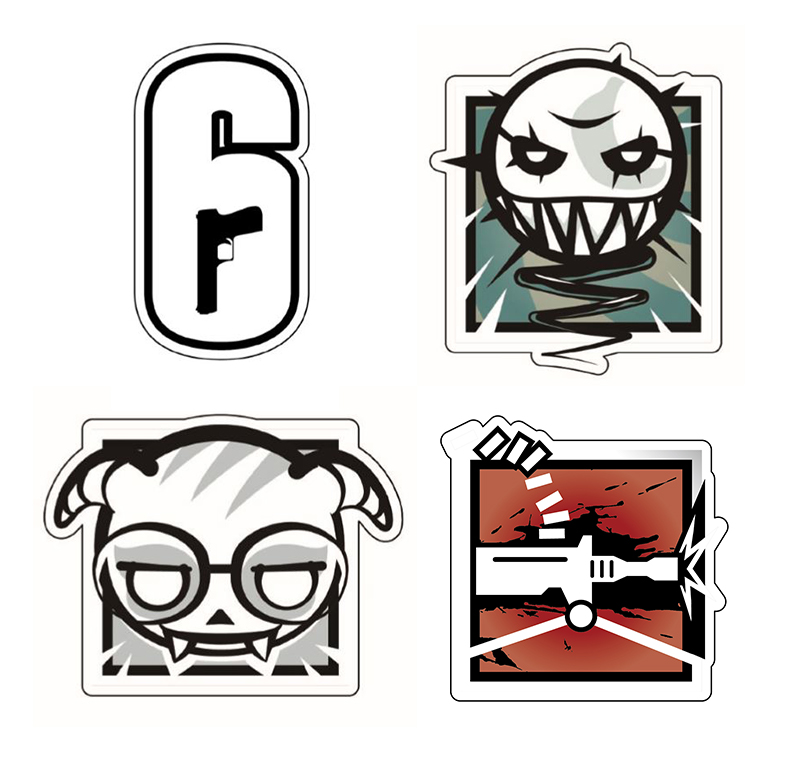 6コレクション ステッカーセット 4枚入り