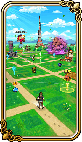 実在の建物がランドマークに！ Android/iOS用「ドラゴンクエスト