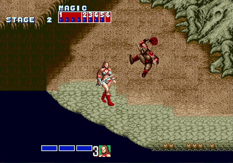 厄介な敵のダッシュ攻撃も、地形を活かして回避すれば敵を簡単に倒すことができる