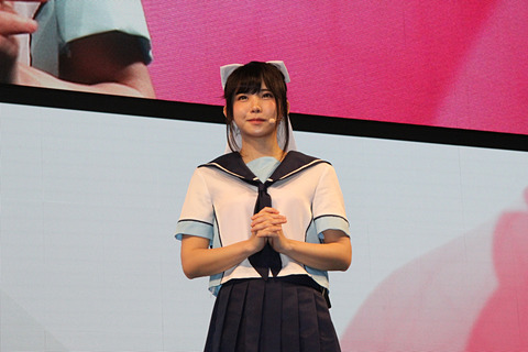 愛花コスのえなこさんが登場！コナミ、TGSステージにて「ラブプラス