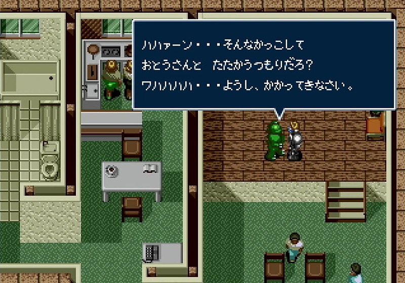 思いがけないコンバットアーマーのパワーで余興が大惨事に