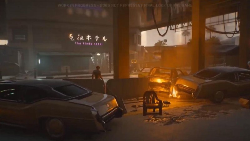 過密な街、ナイトシティ