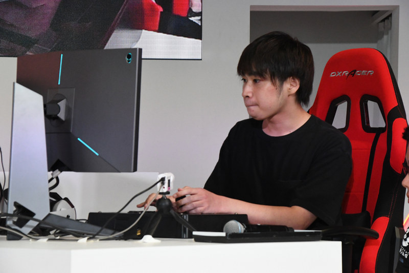 プロと互角の実力の挑戦者。終始楽しそうにプレイしていた