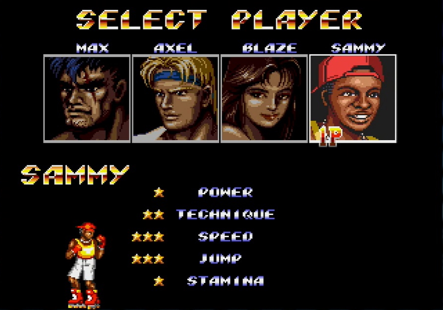 主人公は、前作に続いての登場となるアクセルとブレイズ、新たに加わったマックスとサミーの4人。技の種類や性能はそれぞれまったく異なる