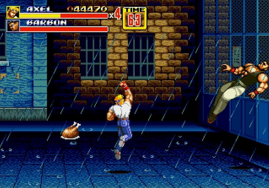 アクセルもうひとつの必殺技、ドラゴンスマッシュ。体力と引き換えに強力な連続攻撃を繰り出す