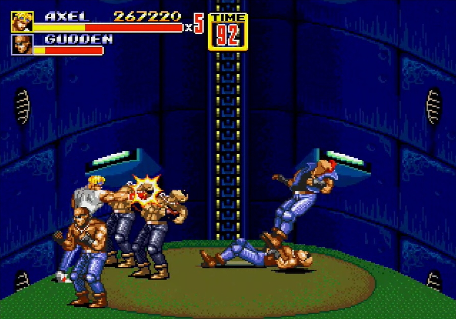 壁がある場面では、壁を背にして戦うことで挟み撃ちのリスクを大きく軽減させることができる