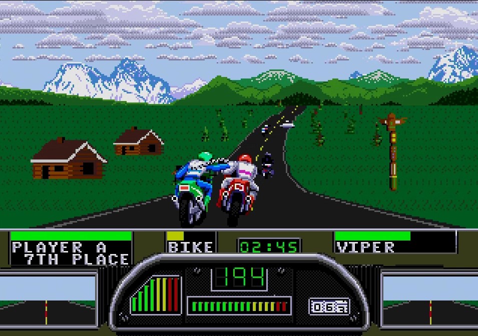 本作最大の特徴はプレーヤーもライバルも共に武器や素手で殴りかかってレースを妨害できることだ。敵の武器はうまくかわすと奪い返してこちらが使う事ができる