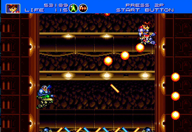 レーザーやホーミング、ファイアーなど基本武器を組み合わせることで多彩な攻撃が可能に