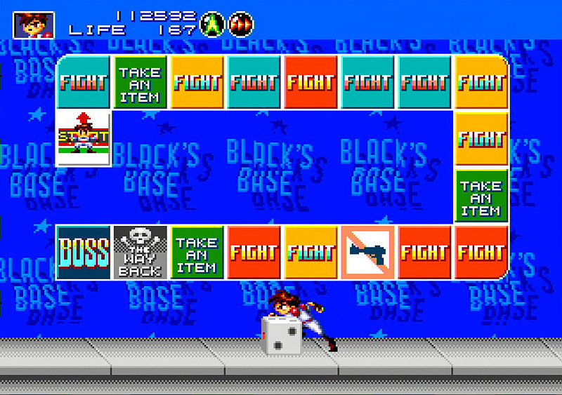 スゴロク要塞では、コマごとにボスやユニークなルールの戦いが楽しめる