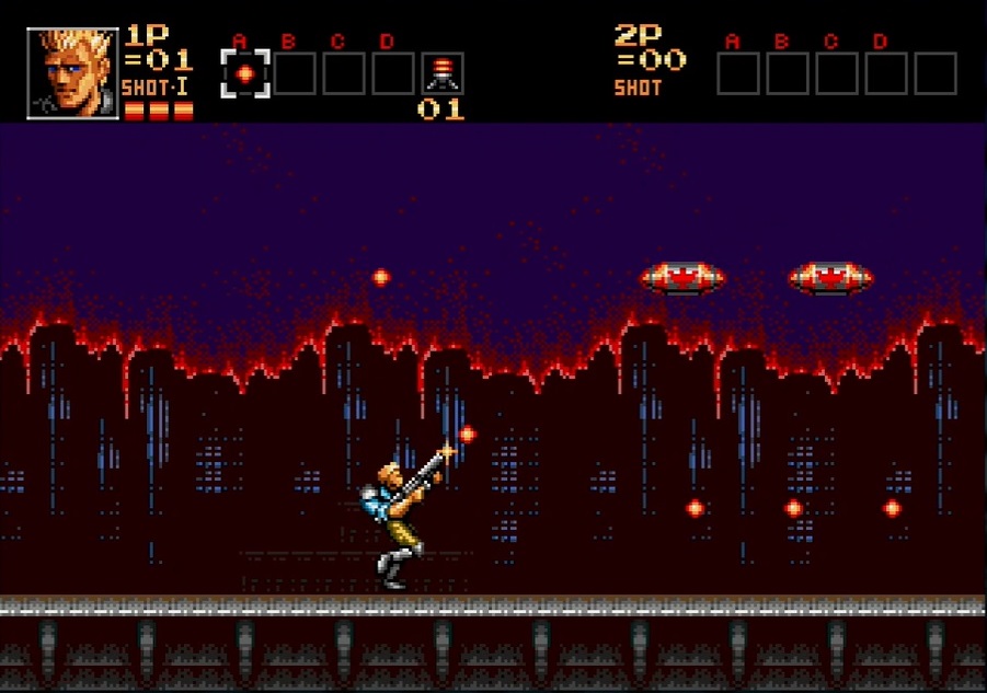 アイテムポッドを破壊すると、新たな武器が使用できるアイテムやボムが出現する