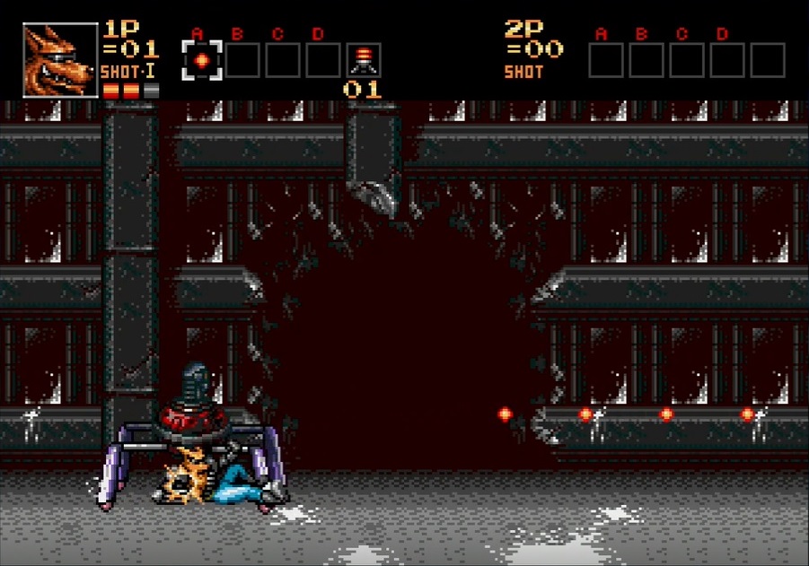 スライディング中は無敵状態になり、なおかつ敵にダメージを与えることも可能だ