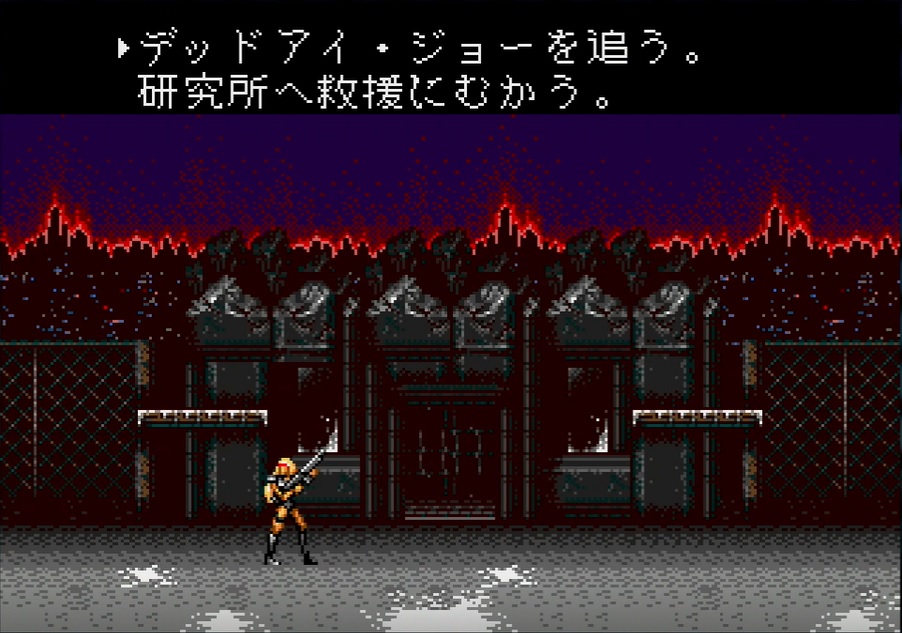 会話中に発生する選択肢の選び方によって次のステージが分岐し、戦い方もストーリーも大きく変化する。