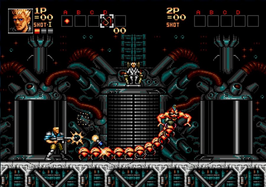 個性的なデザインのメカや生物兵器が多数出現。かっこよさと不気味さとが入り交じった、独特の世界観を創出するビジュアルも見どころ満載だ。