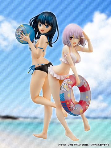 グリッドマン キャラファイングラフ 六花 アカネ 水着 グッズ-タペストリー】SSSS.GRIDMAN B2タペストリー 六花&アカネ