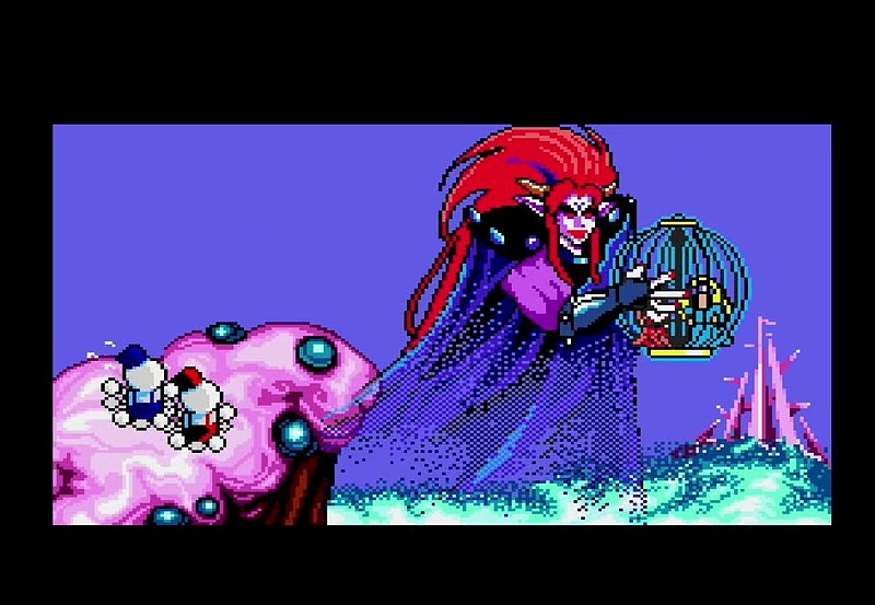 オープニングムービーではあっさりとお姫様たちがさらわれてしまう