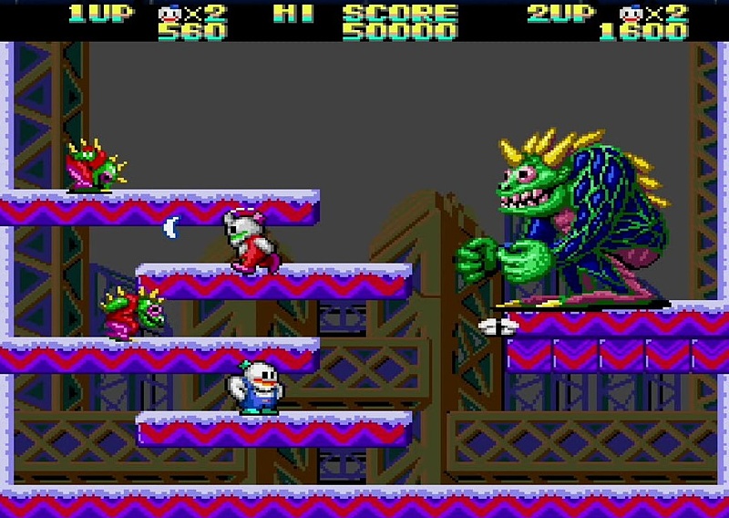 10ステージ目に登場するボス。最初のボスだがかなり苦戦してしまった……