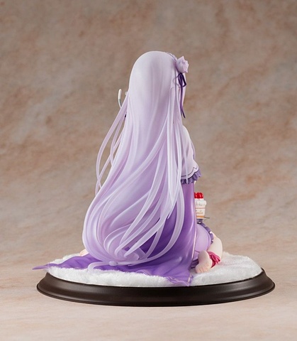 この表情、幸せそう……。「リゼロ」より、フィギュア「エミリア  