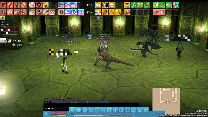 ジャイアント種族キャラクターの何十倍も大きいボスに直面