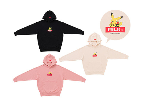 MILKFED パーカー ポケモンバンドフェス ピカチュウ/各12,000円