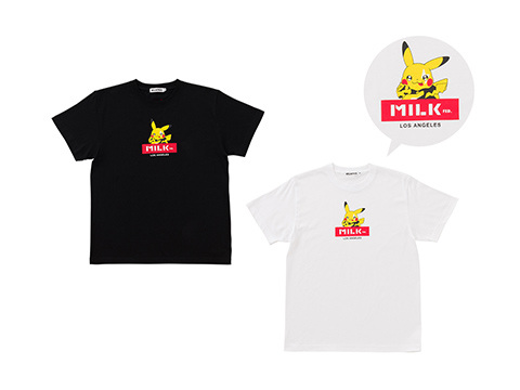 MILKFED Tシャツ ポケモンバンドフェス ピカチュウ （M／L）/各5,000円