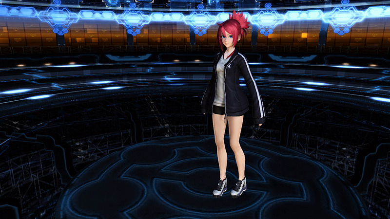 少し緩めに身体を包む、保温性に富んだスポーツ用ジャージ。ふわりと羽織って一味違うキュートな普段着に