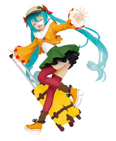 ミク」と一緒に秋のお出かけ！ 「初音ミク」のフィギュアが