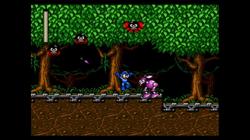 収録タイトルは原作にバランス調整を加えた移植版。グラフィックスや音楽がよりリッチになっている（画像は「ロックマン2」より）