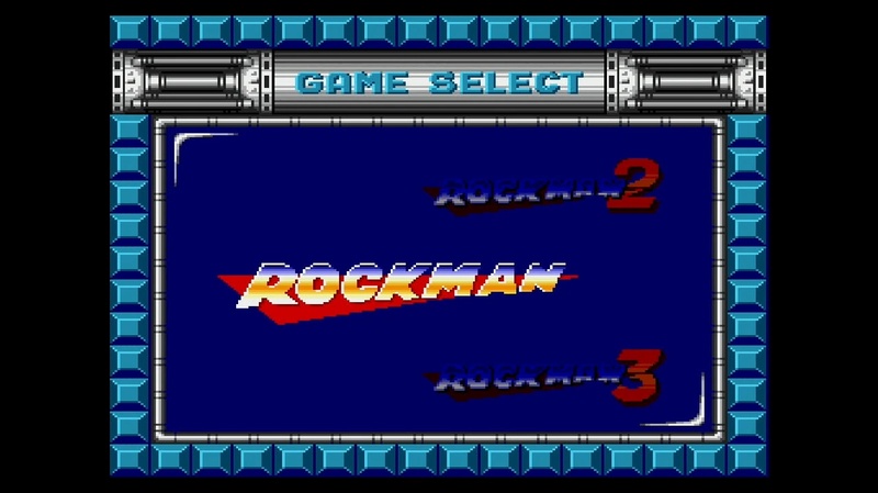 「ロックマン」と「ロックマン2 Dr.ワイリーの謎」、「ロックマン3 Dr.ワイリーの最期!?」の3部作が収録されており、好きな順番で遊ぶことができる