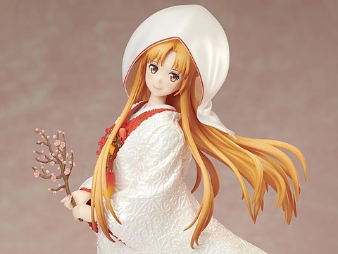 頬を赤らめ大人な微笑み。「SAO」より、「アスナ -白無垢- 1/7