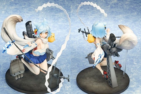 明るい表情に癒やされる……。「アズールレーン」より、「吹雪」の