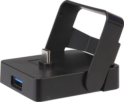 サイバーガジェット、「CYBER・USBポート付きミニ充電スタンド（SWITCH